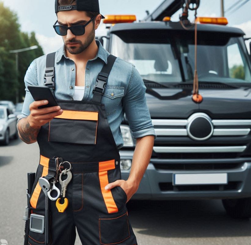 tow truck and wearable technology