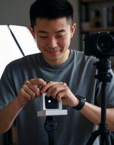 unboxing video of a new smartwatch